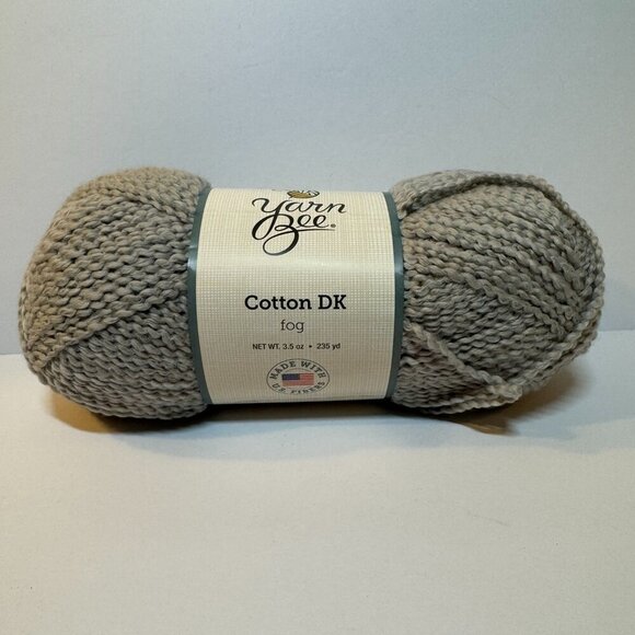 1 Skein - Yarn Bee Cotton DK Yarn - Fog - Picture 1 of 3